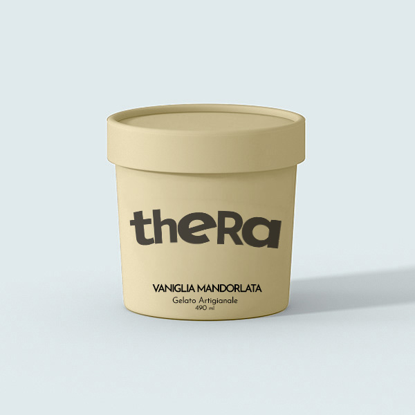 Helado de Vaniglia Mandorlata